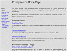 Tablet Screenshot of crumplecorn.com